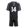 Aston Villa Pau Torres #14 Bortedraktsett Barn 2025-26 Kortermet (+ korte bukser)